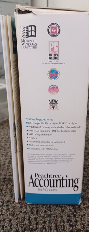 Peachtree Accounting For Windows 3.0 (Used) gallery