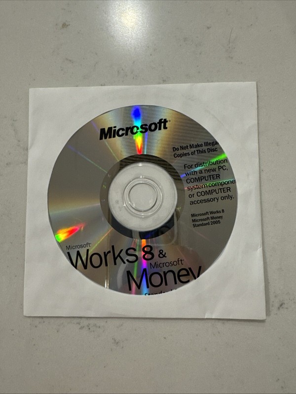 HP Microsoft Works 8 / Money 2005 with MS Office 2003 Trial Activation Key