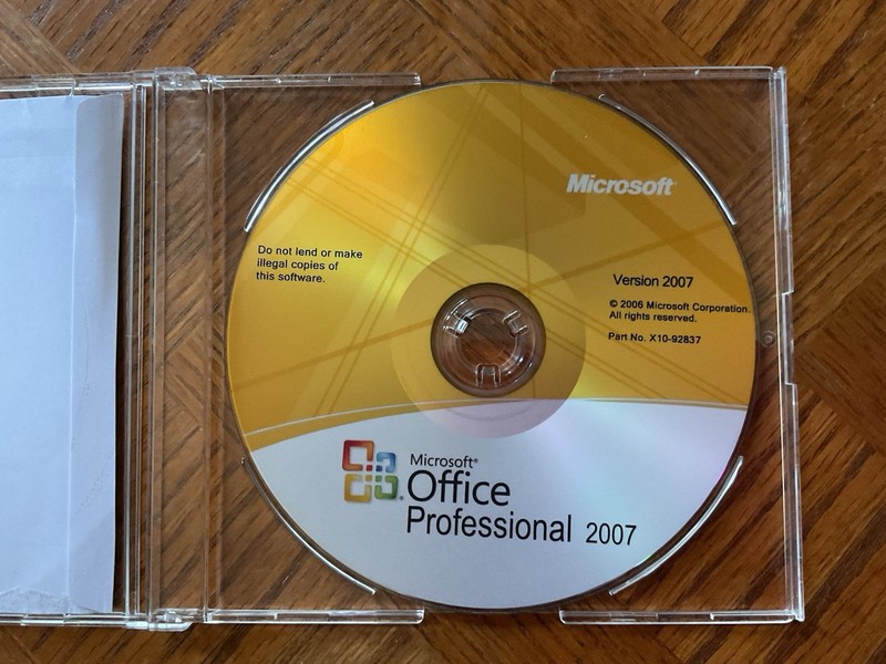 Microsoft Office Professional 2007