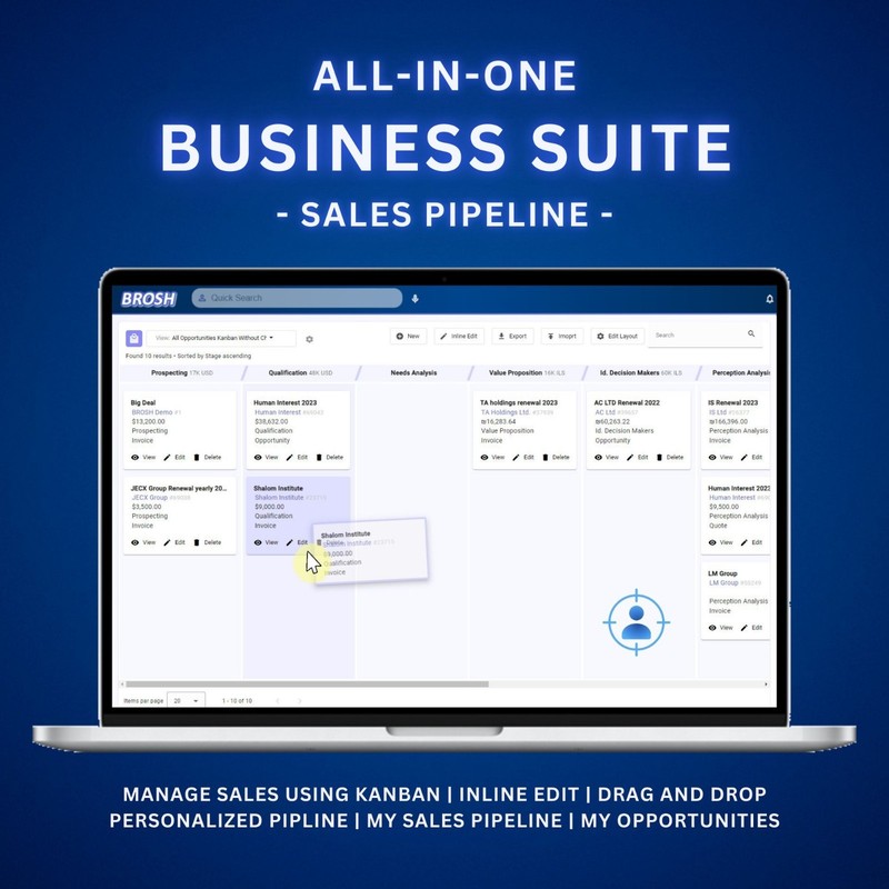 LIFETIME DEAL: CRM and marketing automation, E-Signature, Mass email+sms - BROSH gallery