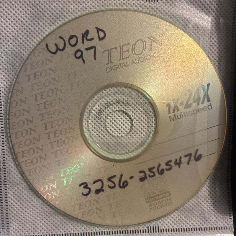 Microsoft Word 97 Software PC Windows –