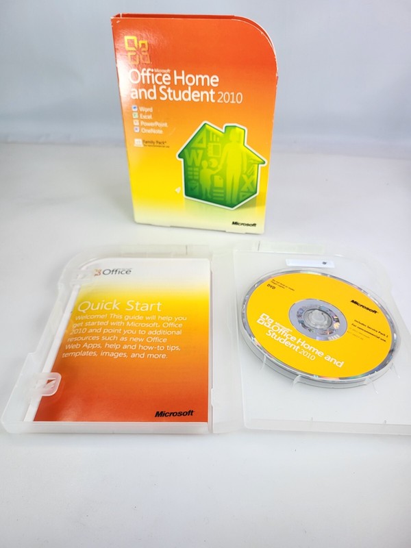 Microsoft Office 2010 Home and Student Family Pack Licensed For 3PCs