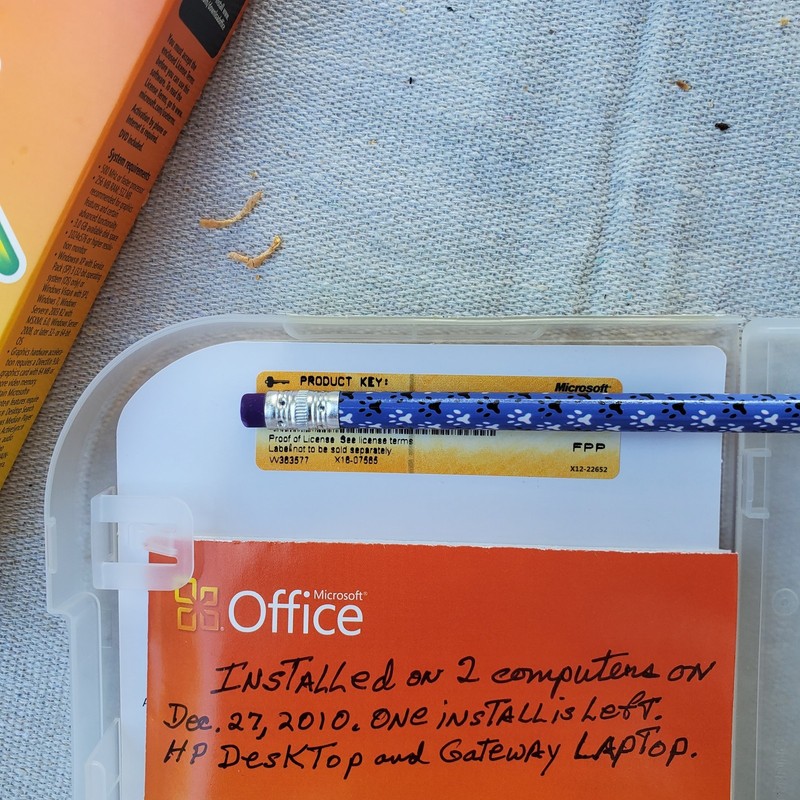 Microsoft MS Office 2010 Home and Student Family Pack with product code gallery