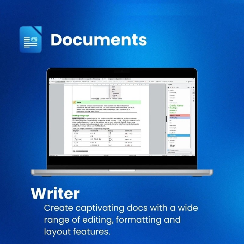 Libre Office 25.8 Software Suite for Windows-Word-Home-Student-Business gallery