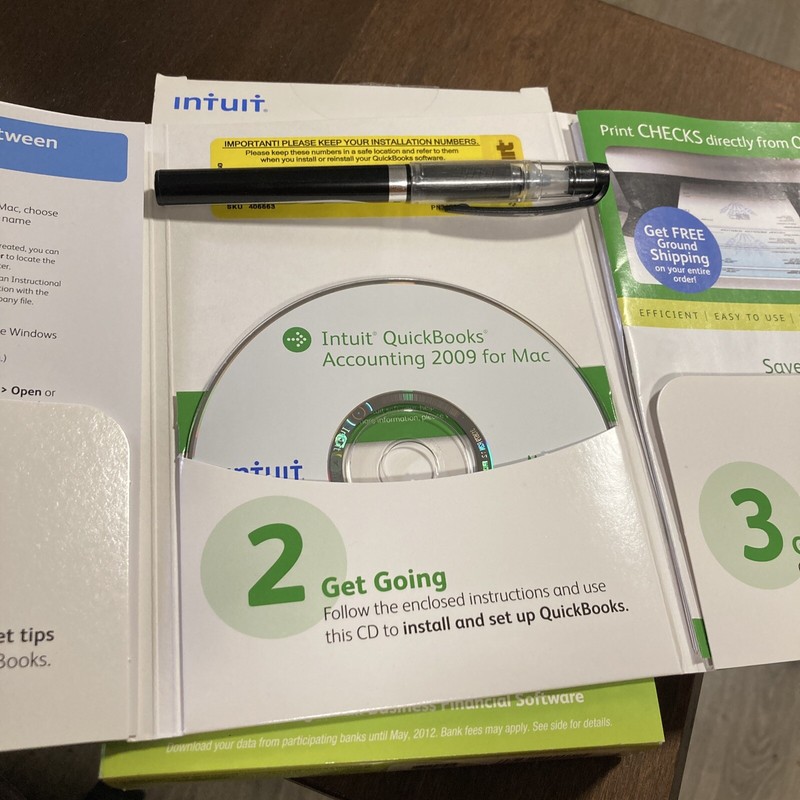 QuickBooks 2009 For Mac Complete W/ Serial Intuit Accounting gallery