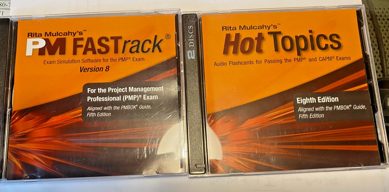 PMP Exam Simulation Software Exam: v8 and Audio Flash Cards by Rita Mulcahy CDs