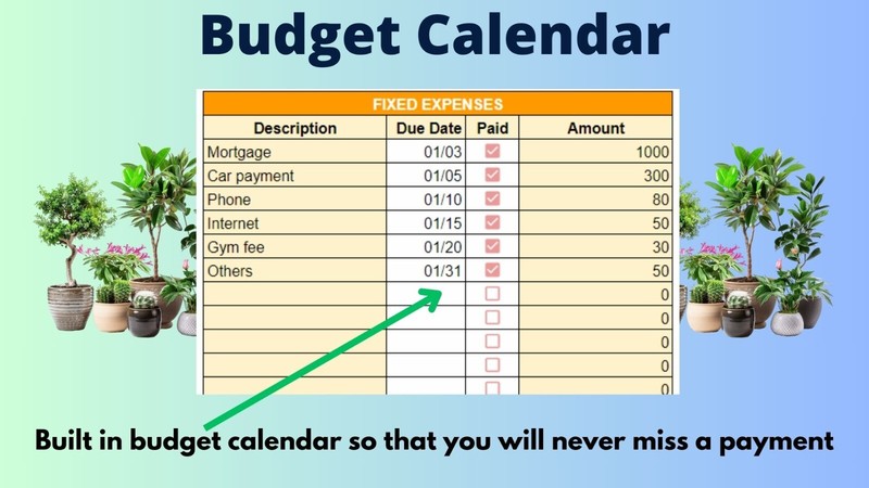 Budget Spreadsheet for MS Excel with StartKit - Track Finances gallery