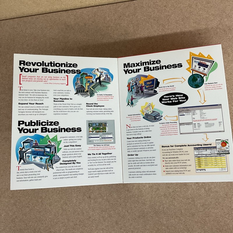 Peachtree Business Internet Suite Windows 95 Big Box CD-ROM gallery