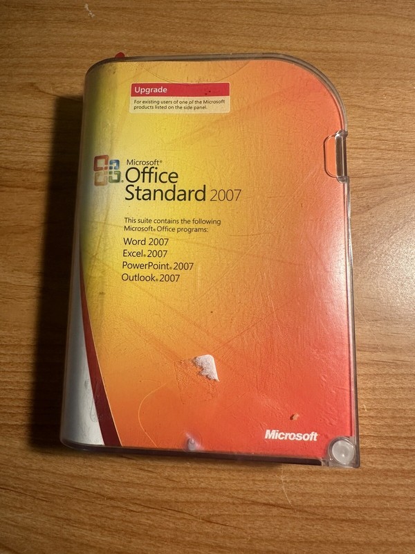 Microsoft Office Standard 2007 Upgrade W/ Key Word Excel PowerPoint Outlook