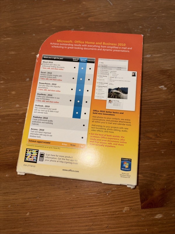 Microsoft Office Home and Business 2010 Full Version for 2 PCs RETAIL GENUINE gallery
