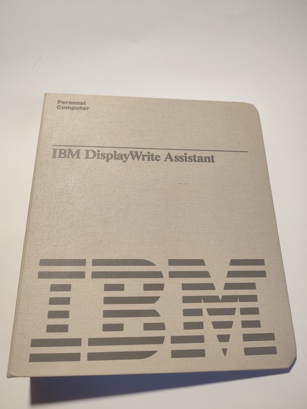 IBM DisplayWrite Assistant Version 1.5 Vintage PC Software 5.25" 1987 (75X4656)