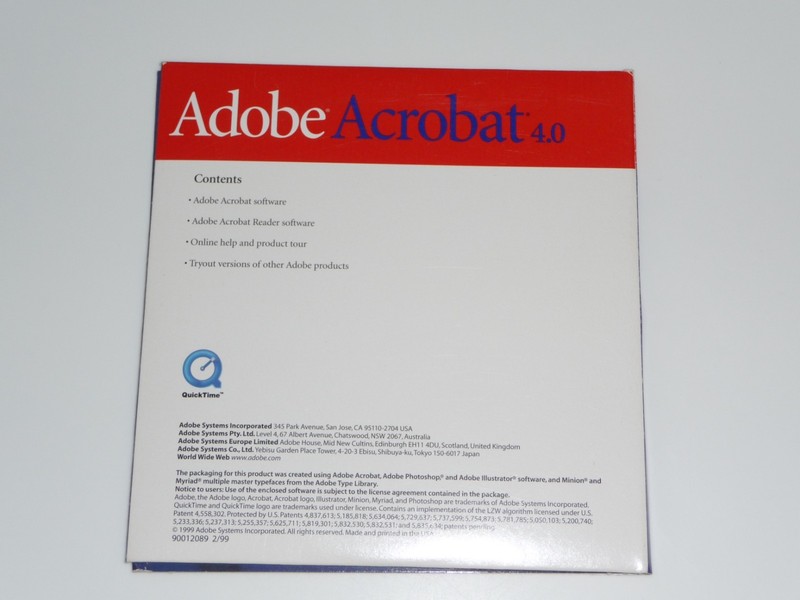 Adobe Acrobat 4.0 for Macintosh CD and sleeve gallery