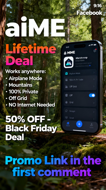 aiME - Ondevice AI-iOS App-Works without Internet,Runs Completely On Your iPhone