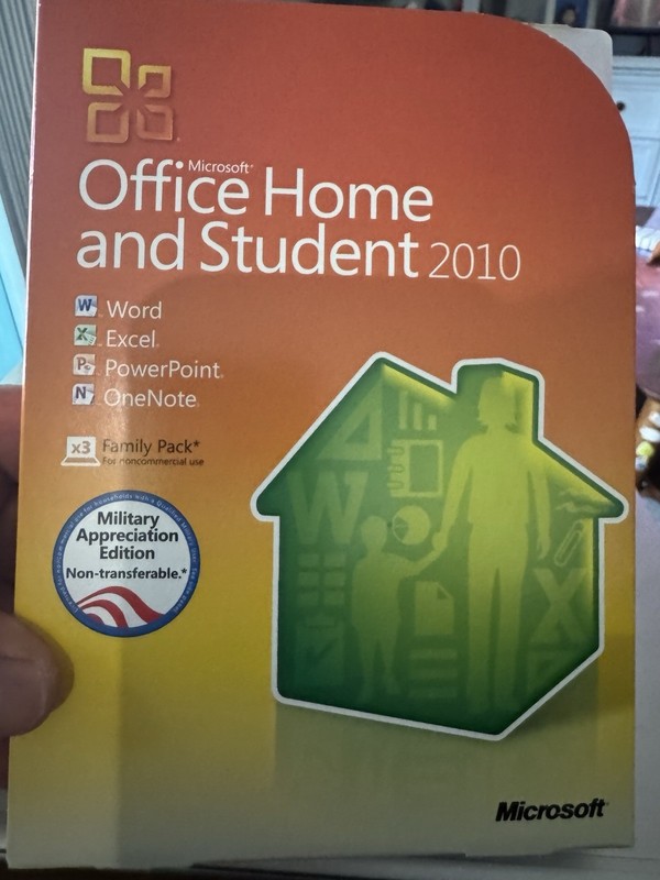 Microsoft Office Home and Student 2010 Software for Windows w/ Product Key