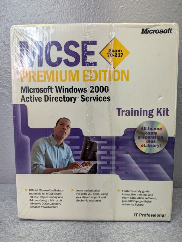 MCSE Exam 70-217 Microsoft Windows 2000 Active Directory Services – Sealed