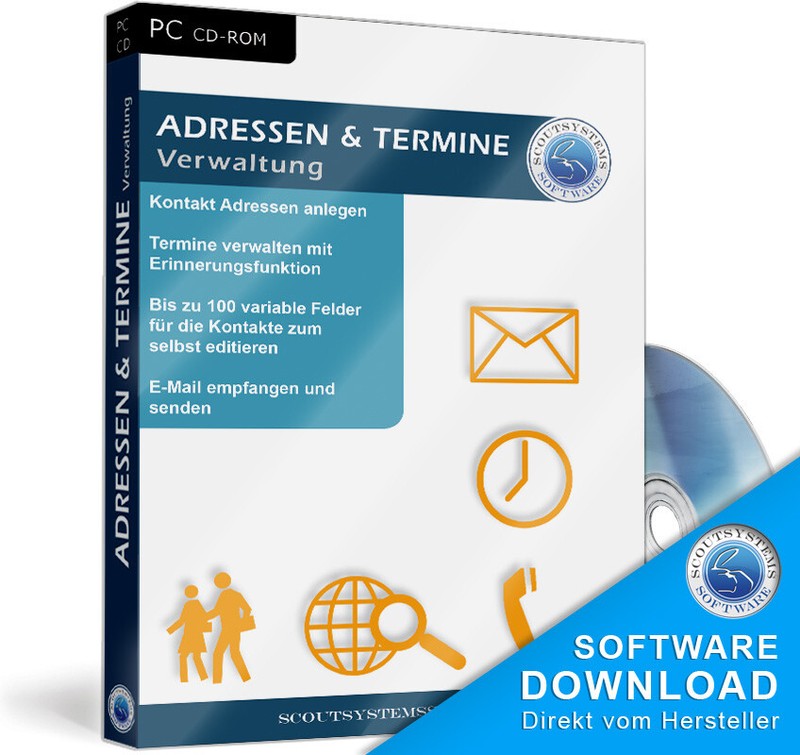 Address management, appointment management, contacts software, CRM contact management, IT