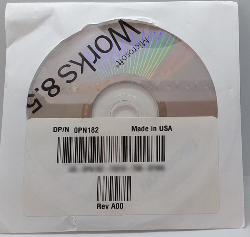 Microsoft Works 8.5 from Dell – Brand New and Still Sealed for Windows PC CD-ROM