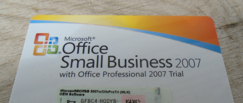 Microsoft Office Small Business 2007 Software Key COA Excel Word Professional gallery