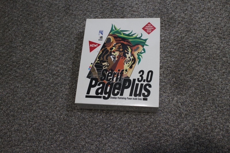 Serif Page Plus 3.0 For Windows 3.1 – 3.5″ Floppy Version – New open box