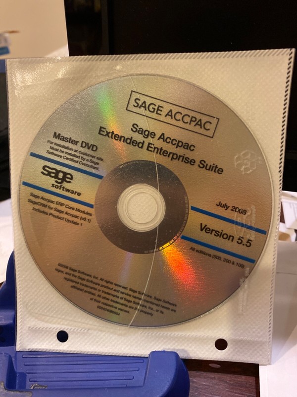 Brand New SAGE ACCPAC Extended Enterprise Suite v 5.5 Master 2DVDs. Never Used.