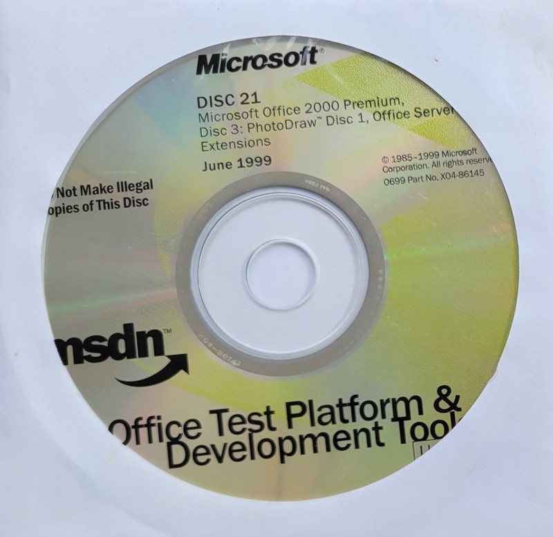 Vintage - Microsoft Office 2000 Premium: PhotoDraw, Office Server Ext., 1999 gallery