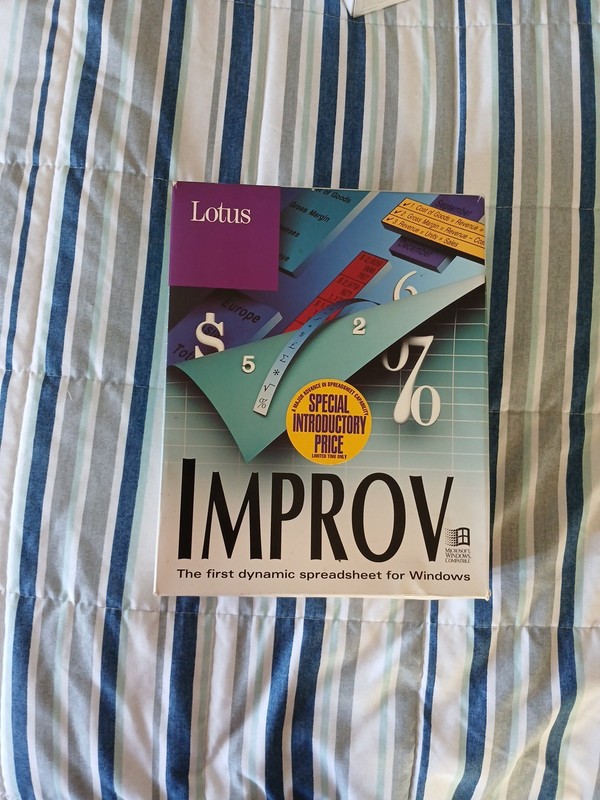 Lotus Improv Spreadsheet For Microsoft Windows – 2.0 – NEW Open Box
