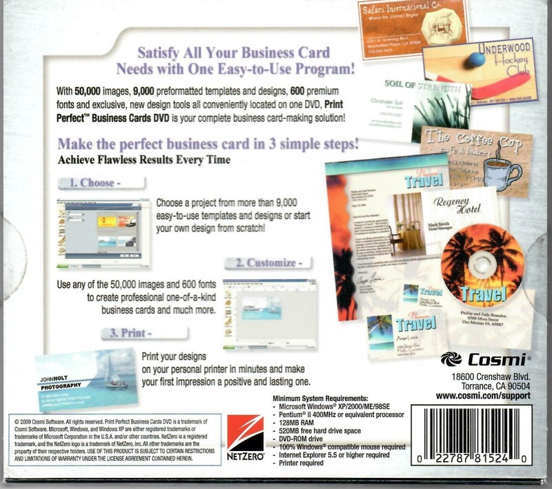 Cosmi Print Perfect Business Cards gallery