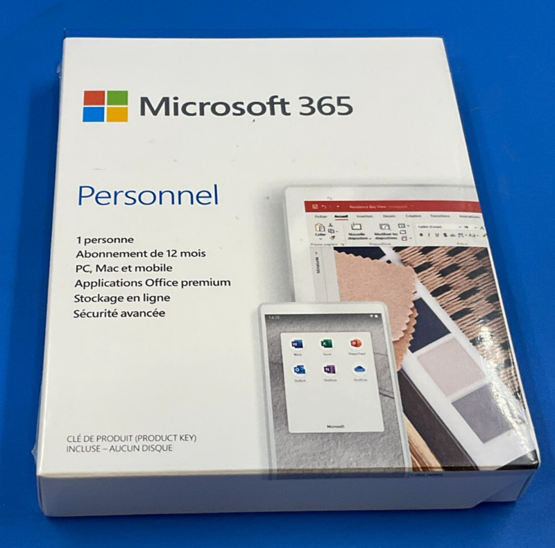 Microsoft Office 365 Personal French QQ2-01035 ✅❤️️✅❤️️ BRAND NEW!