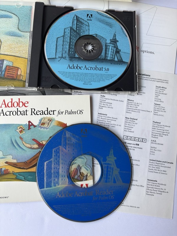 Adobe Acrobat 5.0 Full Retail Version CD w/ Product Key Windows Mac Big Box gallery