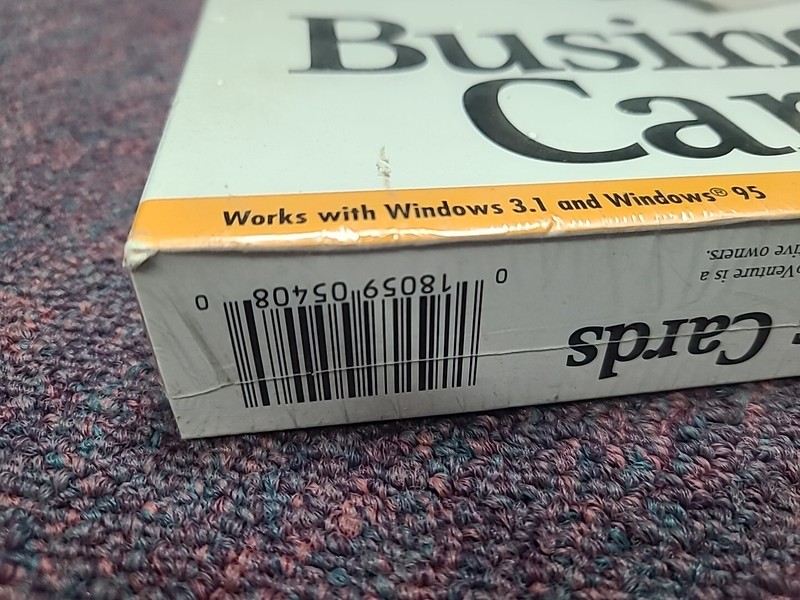 ProVenture Business Cards Design Print CD Software Windows 3.1/Windows 95 gallery
