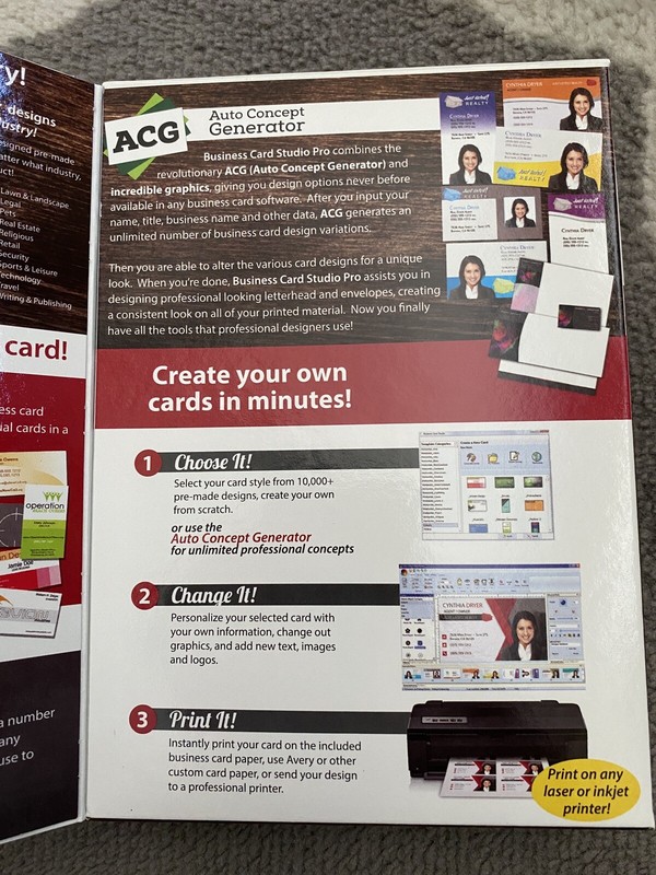 Summitsoft Business Card Studio Pro Disc & Download gallery