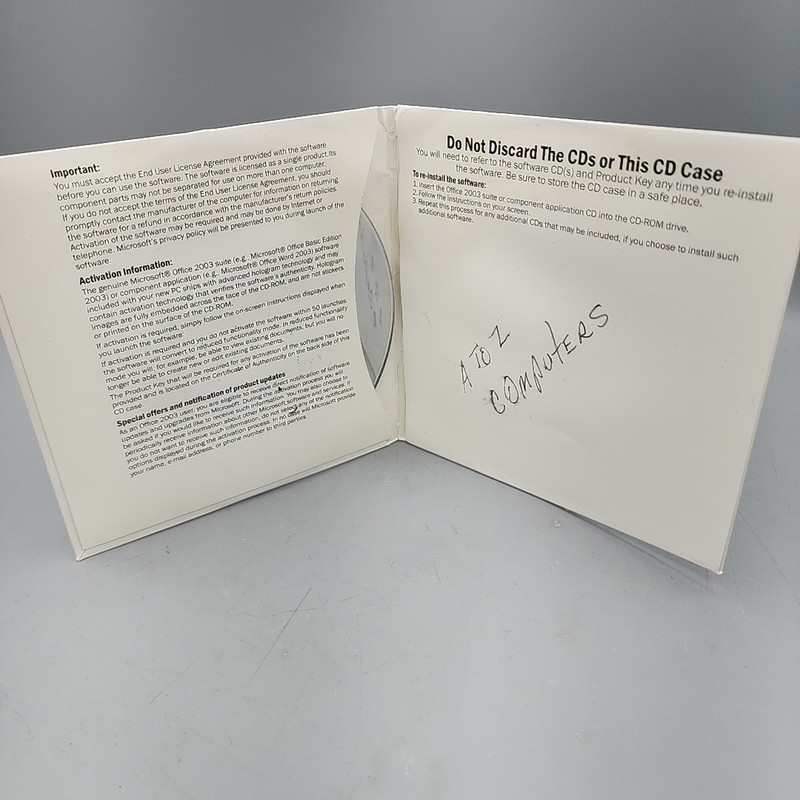 Microsoft OneNote 2003 OEM - One Note - Software with Key Opened gallery