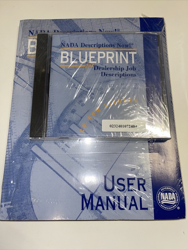 NADA Descriptions Now! Blueprint Dealership Job Descriptions and User Manual