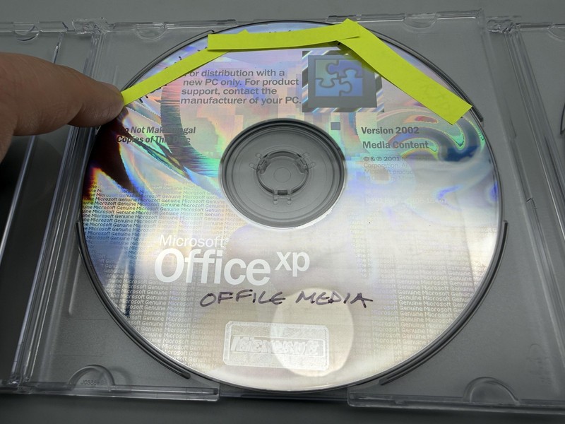 Vintage Microsoft Office XP Standard Version 2002 Discs Lot of 5 OEM Set READ gallery