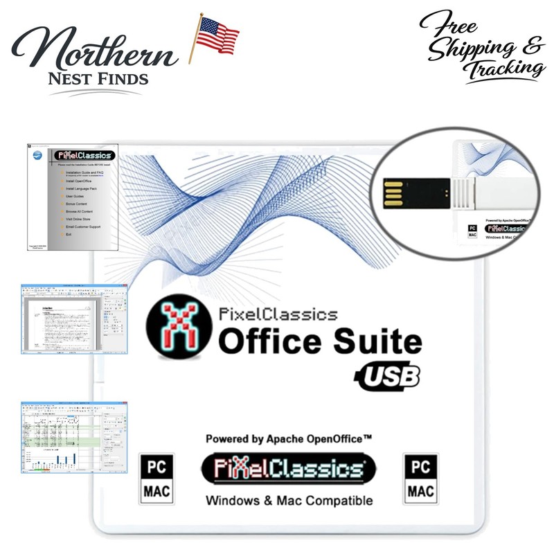Office Suite 2026 on USB | MS Office Alternative Compatible with Office 2024 …