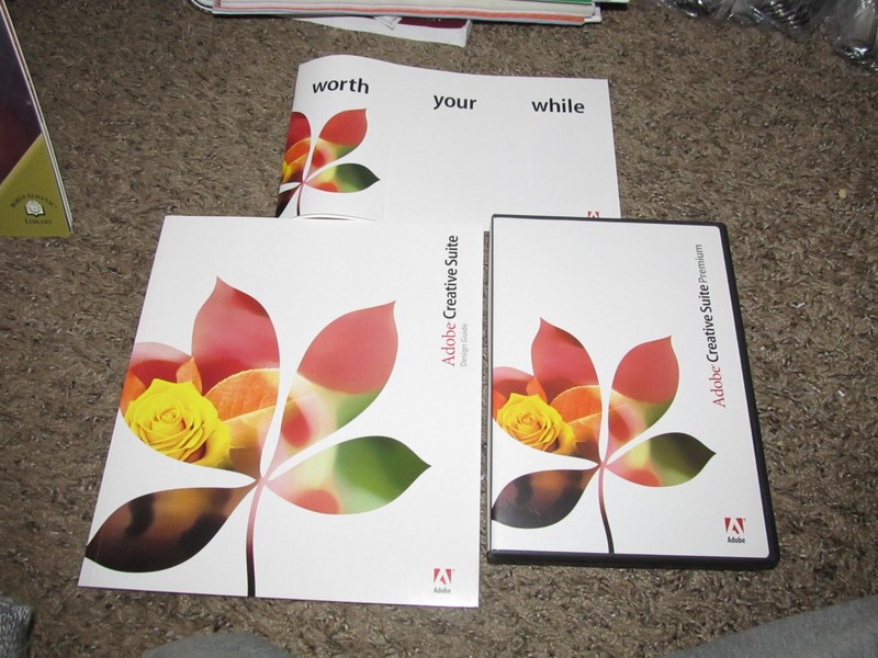 Adobe Creative Suite Premium Education Macintosh Mac OS X Excellent 2004 6 disc gallery