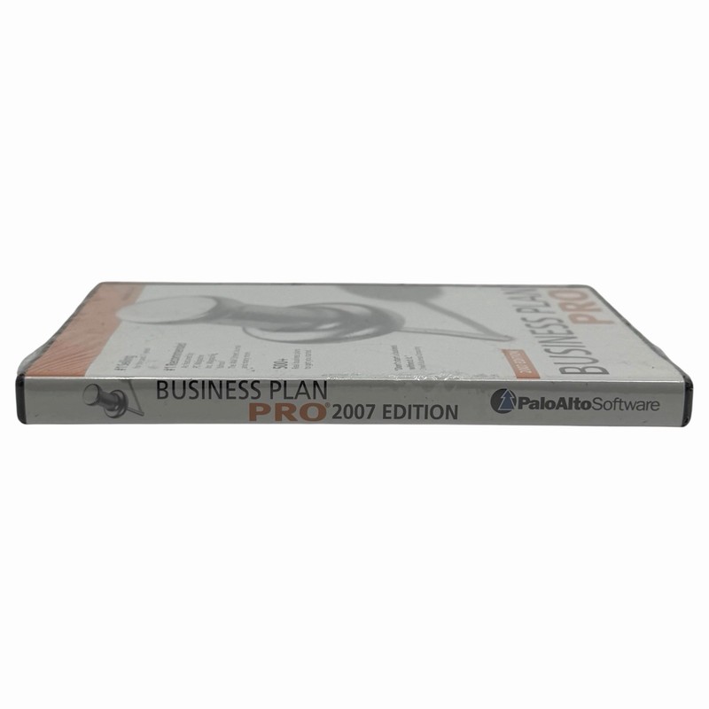Business Plan Pro 2007 Palo Alto Software CD ROM PA-288 Brand New Sealed gallery