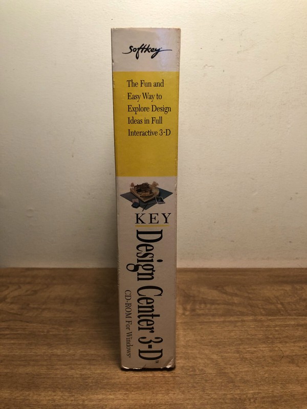 Key Design Center 3-D (PC, 1995) New & Sealed gallery