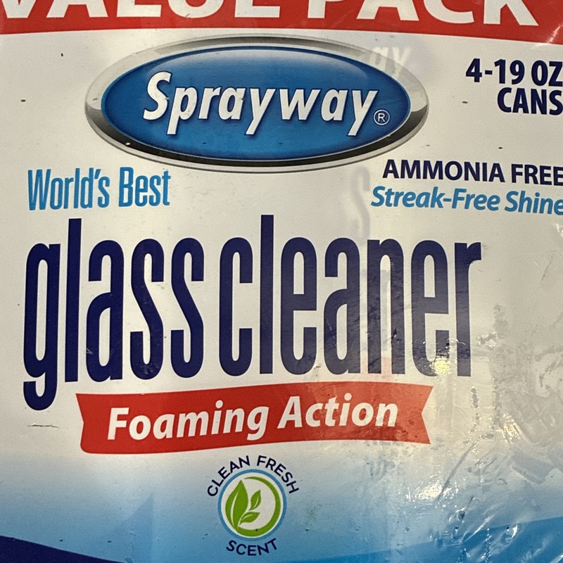 Sprayway 443331 Ammonia Free Glass Cleaner, 19 Oz. (4-Pack) gallery