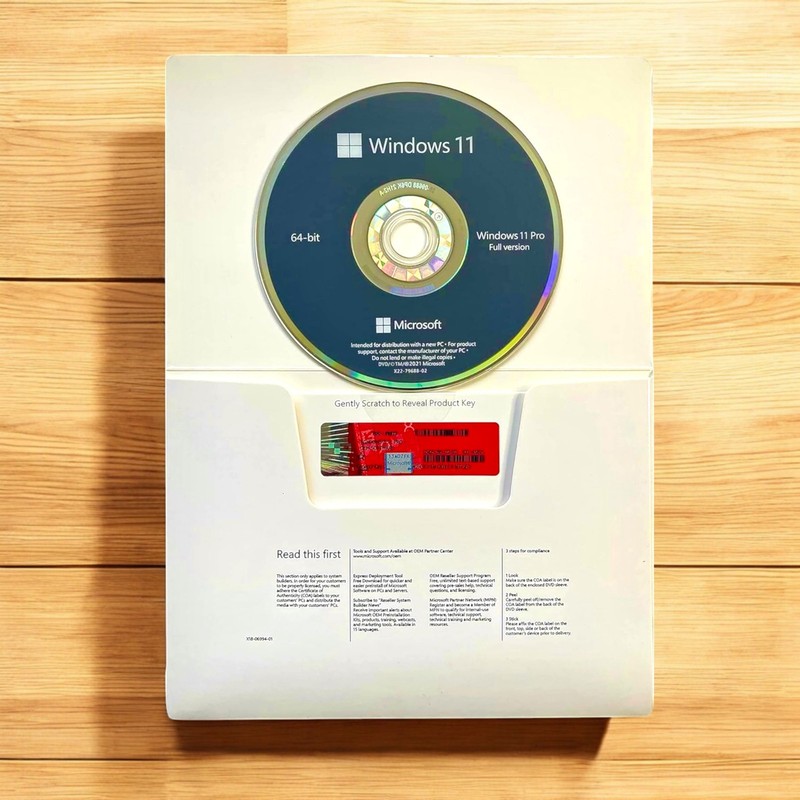 Windows 11 Professional 64Bit DVD & Product Key Factory Sealed Fast US Shipping gallery