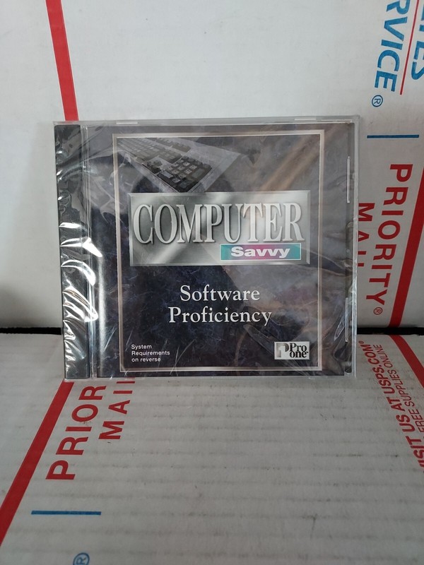 Computer Savvy Software Proficiency – Software – Pro One – CD New ~ #213