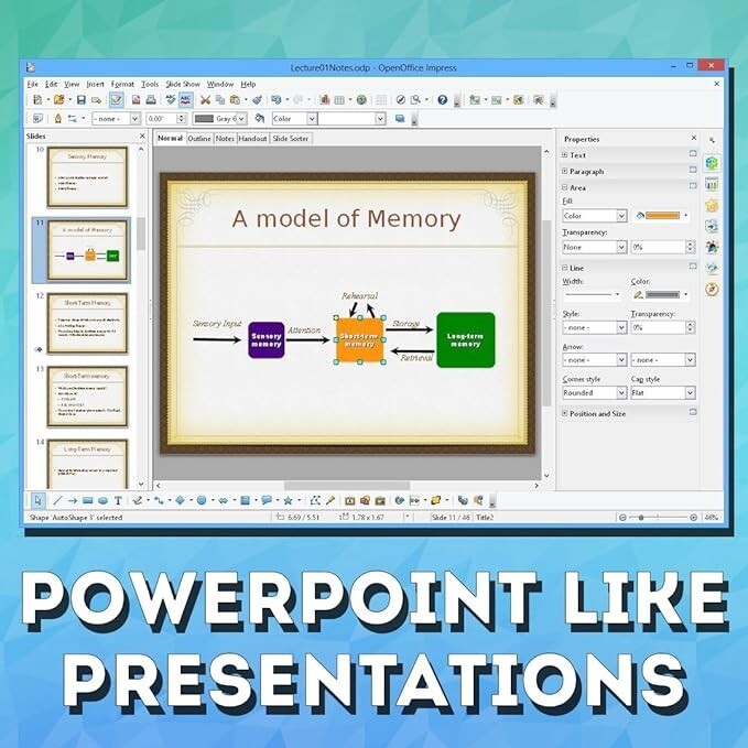 OpenOffice Suite Pro Software Windows Word Processing Home Student Business gallery