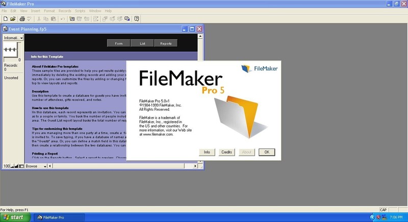 FileMaker Pro 5 Install CD ISO image with Serial Number - No CD/DVD included