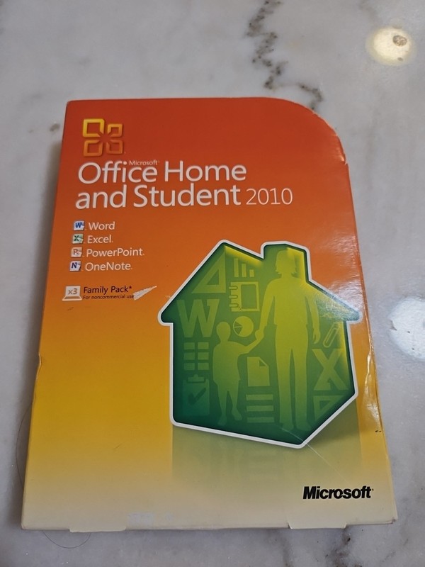 Microsoft MS Office 2010 Home and Student Family Pack For 3PCs x3 =RETAIL BOX=