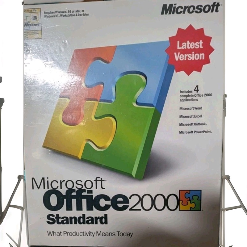 Microsoft Office 2000 Standard 021-02655. New Unopened