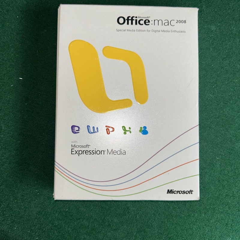 MICROSOFT OFFICE MAC 2008 with Expression Media