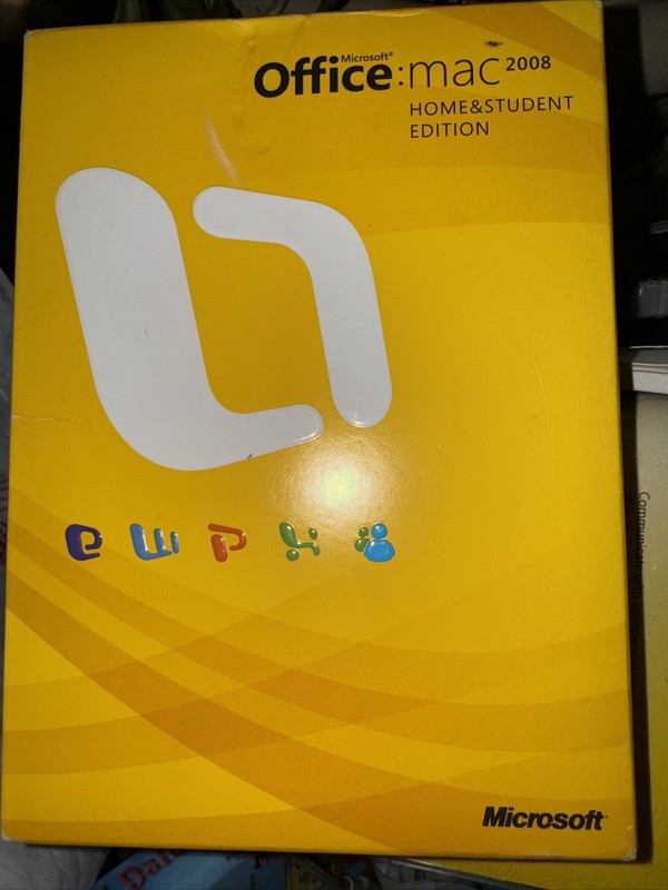 Microsoft Office 2008 Home & Student Edition for Mac w/ 3 Product Keys