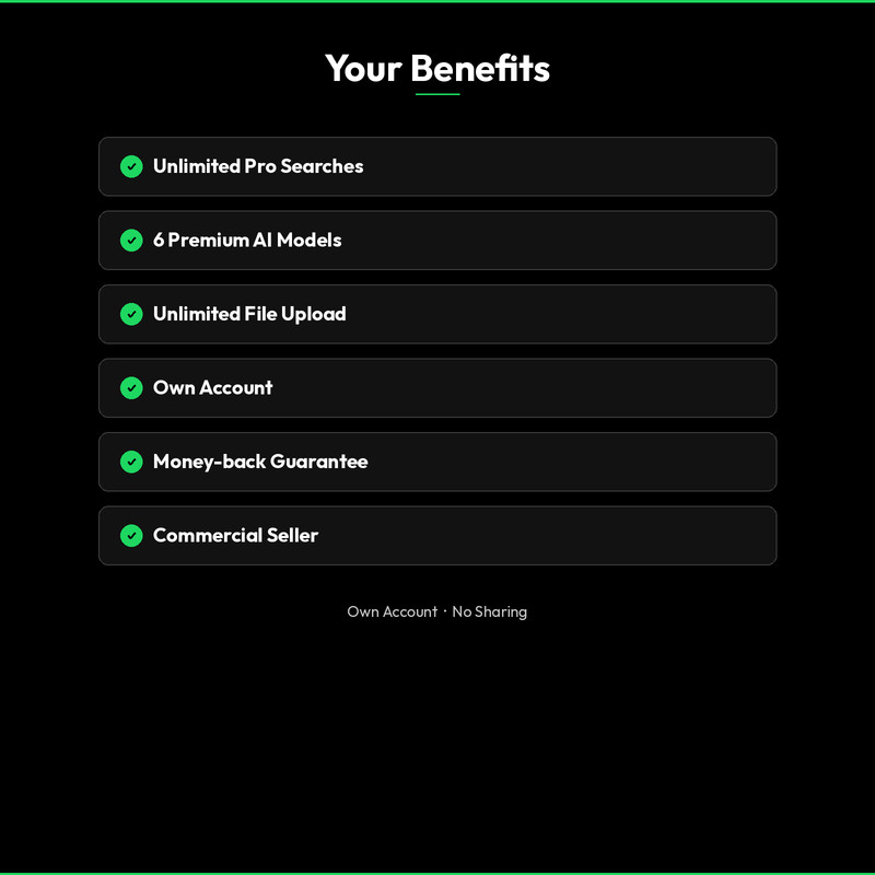 Perplexity Pro AI 1 Year Subscription (GLOBAL) GPT 5 Claude Immediate Activation gallery