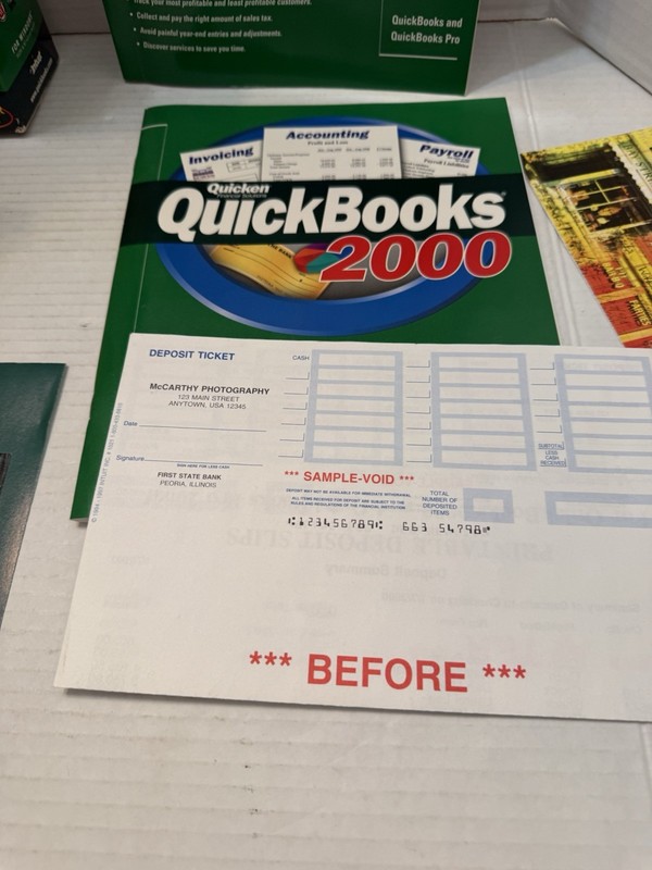 Intuit Quickbooks Pro 2000 for Windows Quicken Financial Services Software gallery