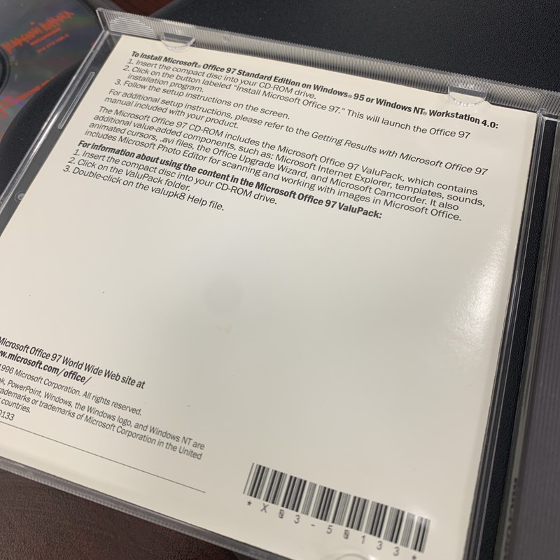 Microsoft Office 97 Professional Edition CD-ROM Key Code Product Key 1997 Suite gallery